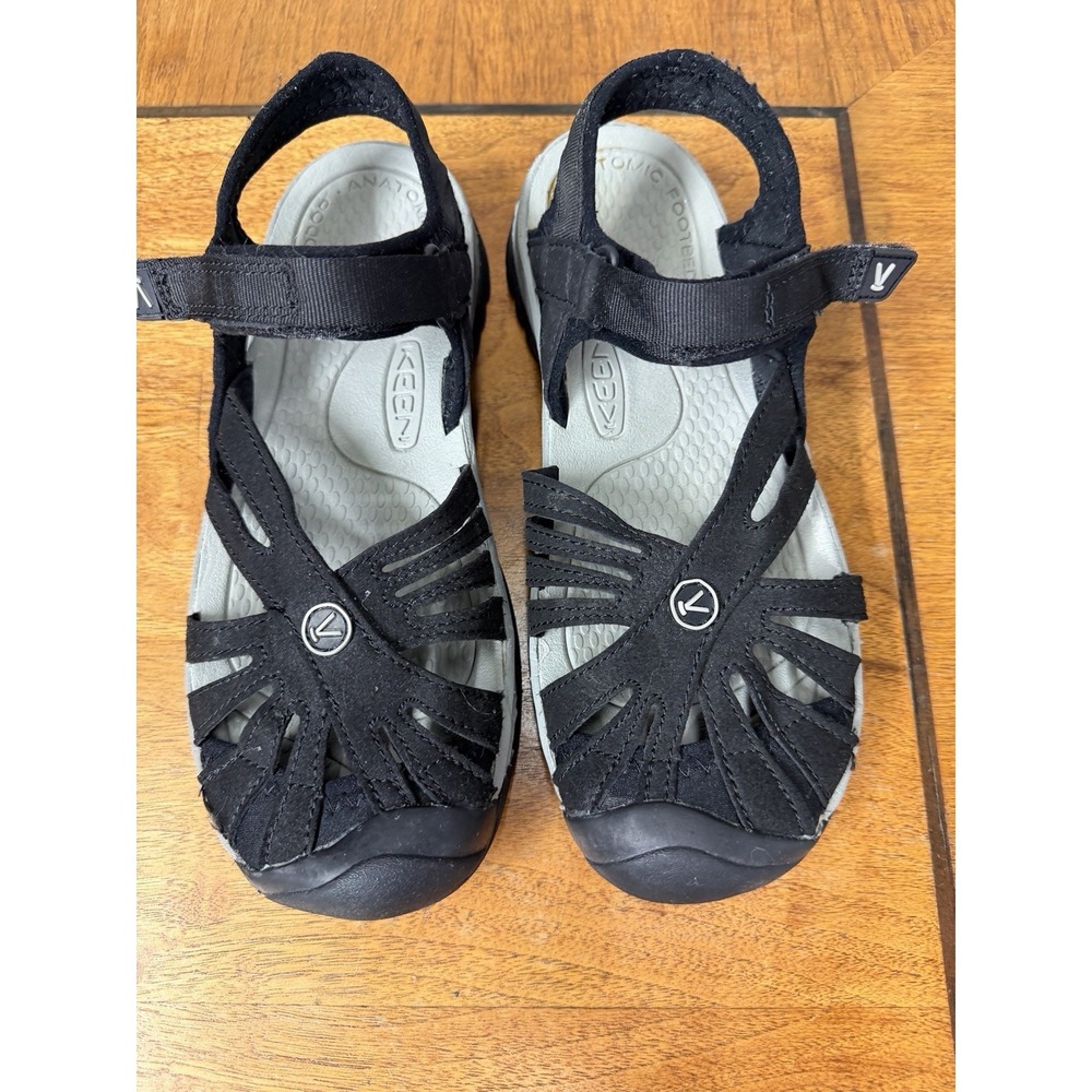 Keen Women's Size 8 Black Rose Sandals Waterfront Casual Outdoor Water Shoes